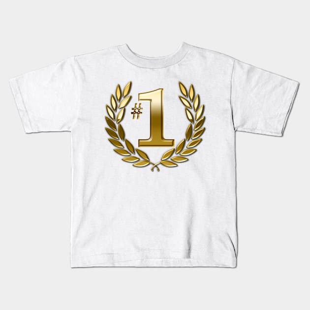 #1 Kids T-Shirt by SimpleIsCuteToo